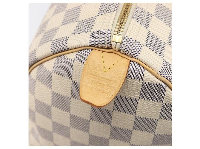 LOUIS VUITTON Damier Azur Speedy 30 Hand Bag N41533 LV Auth 207452V - vista 22