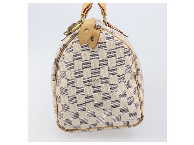 LOUIS VUITTON Damier Azur Speedy 30 Hand Bag N41533 LV Auth 207452V - vista 4