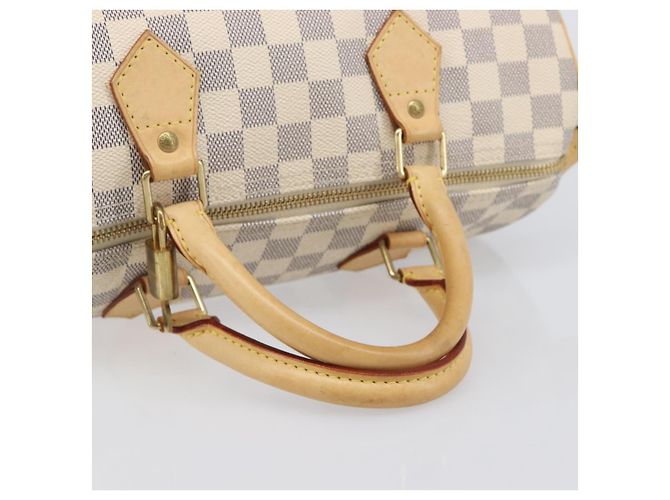 LOUIS VUITTON Damier Azur Speedy 30 Hand Bag N41533 LV Auth 207452V - vista 7