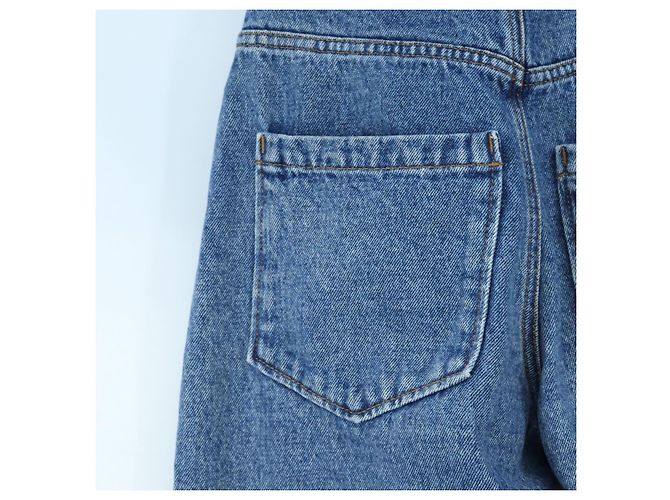 Pantaloni Jeans Denim LOEWE Anagram 32 Blue Auth 199699M - vista 12