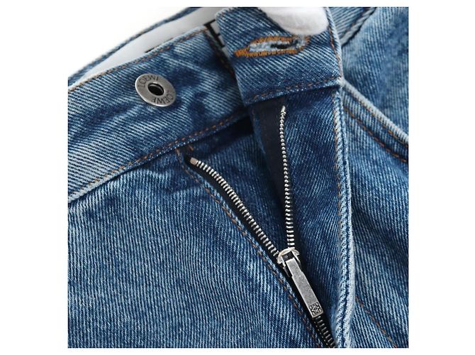 Pantaloni Jeans Denim LOEWE Anagram 32 Blue Auth 199699M - vista 19