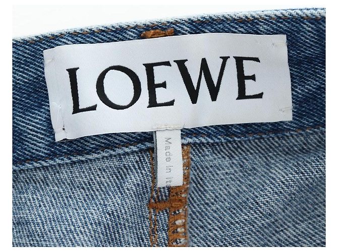 Pantaloni Jeans Denim LOEWE Anagram 32 Blue Auth 199699M - vista 21