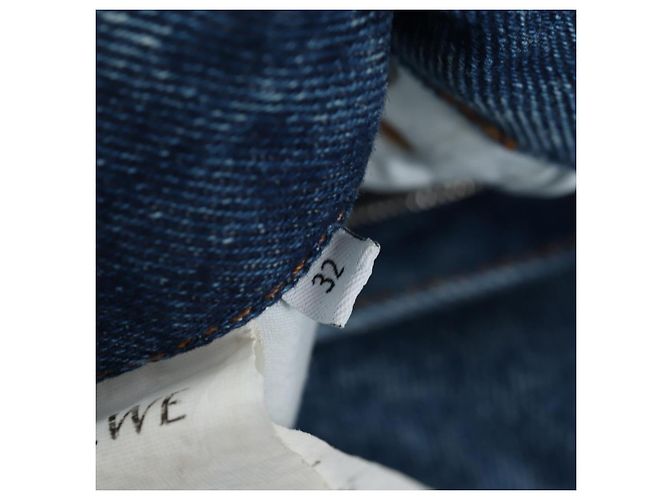 Pantaloni Jeans Denim LOEWE Anagram 32 Blue Auth 199699M - vista 22