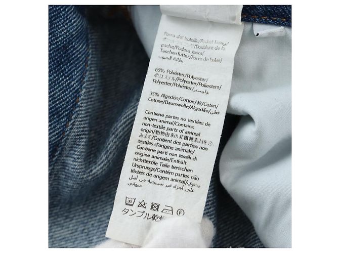 Pantaloni Jeans Denim LOEWE Anagram 32 Blue Auth 199699M - vista 25