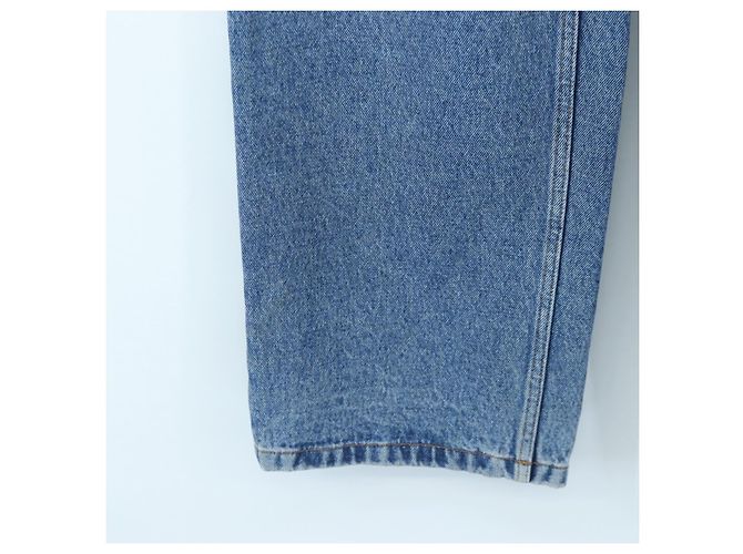 Pantaloni Jeans Denim LOEWE Anagram 32 Blue Auth 199699M - vista 9