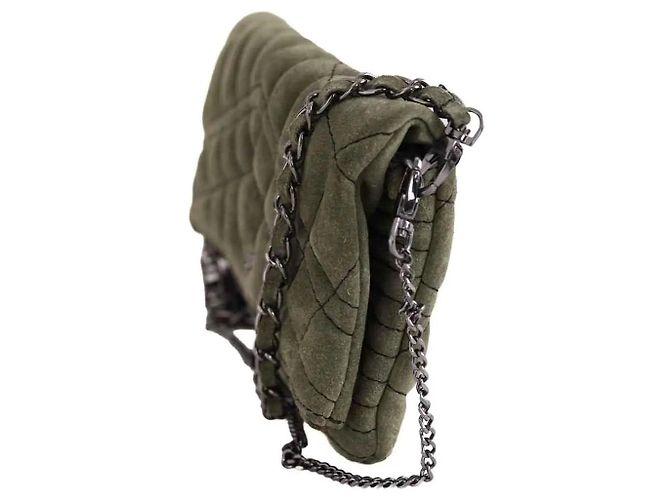 Borsa a tracolla Zadig & Voltaire in camoscio kaki Cachi - vista 2