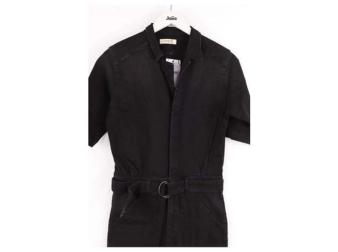 Ba&Sh Black Cotton Jumpsuit - vista 2