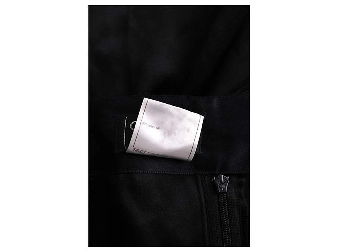 Chanel Rock aus schwarzer Seide - Ansicht 5