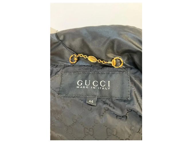 Piumino Gucci nero in viscosa - vista 5