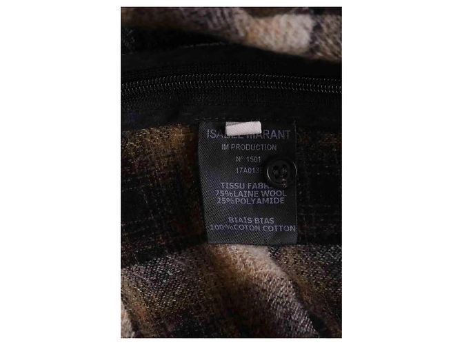Isabel Marant Etoile Kleid aus Wolle braun - Ansicht 6