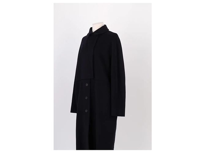 Jil Sander Wollmantel Schwarz - vista 2