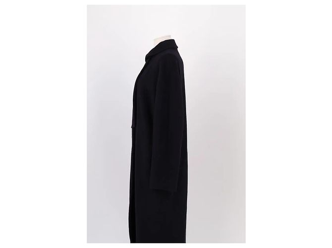 Jil Sander Wollmantel Schwarz - vista 3