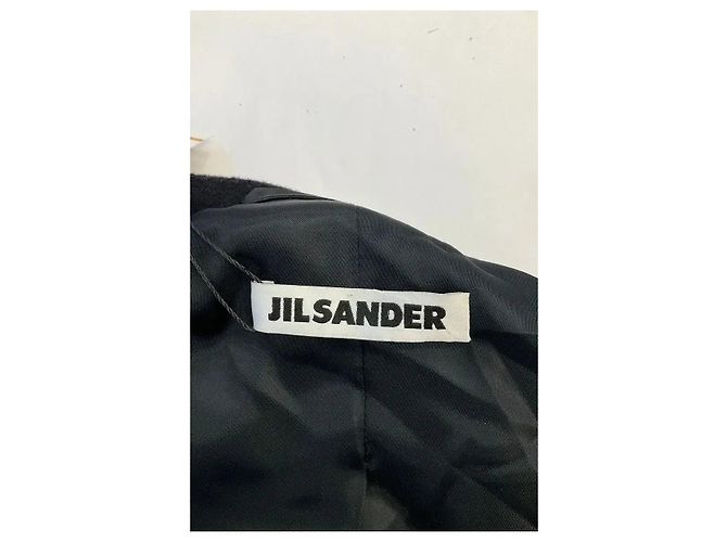 Jil Sander Wollmantel Schwarz - vista 6