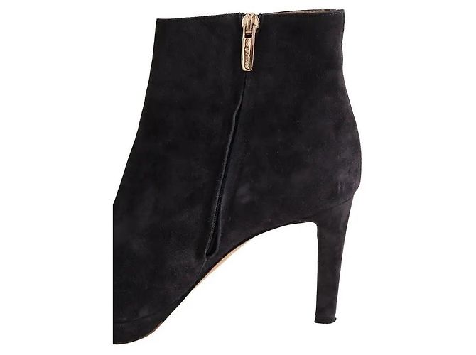 Botas de couro pretas Sergio Rossi Preto - vista 4