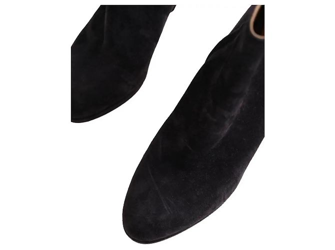 Botas de couro pretas Sergio Rossi Preto - vista 5