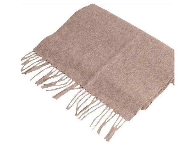 Écharpe Eric Bompard en cachemire beige - vue 2