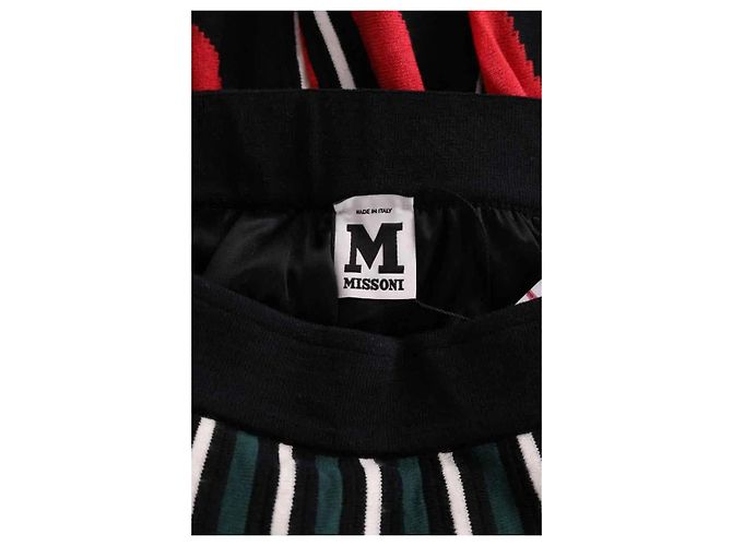 Gonna Missoni in cotone nera Nero - vista 4