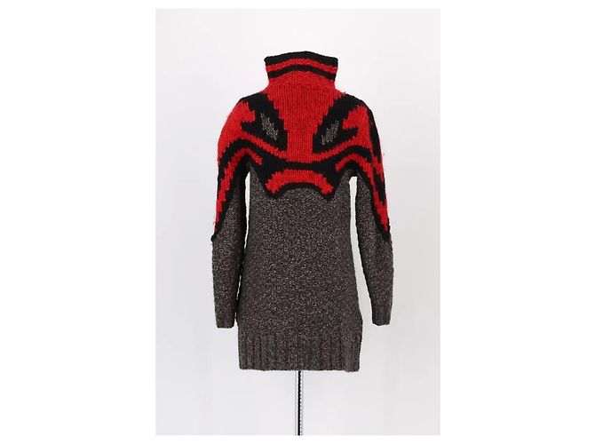 Pull en laine marron Céline - vue 4