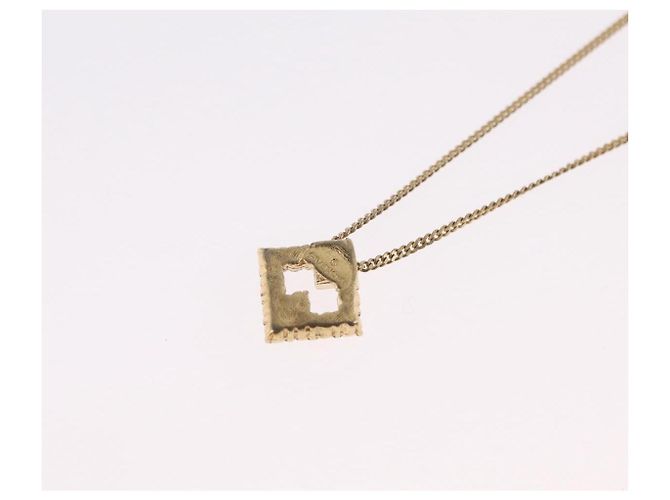 GIVENCHY Halskette Metal Gold Tone Auth ka6503 - Ansicht 10