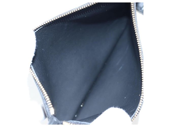 Borsa Salvatore Ferragamo Vala Chain Tote Bag in pelle nera e oro autentica 206334M - vista 23