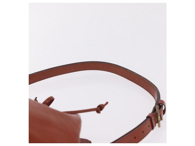 LOUIS VUITTON Borsa a tracolla Epi Petit Noe Brown M44103 LV Auth 206410 Marrone - vista 14