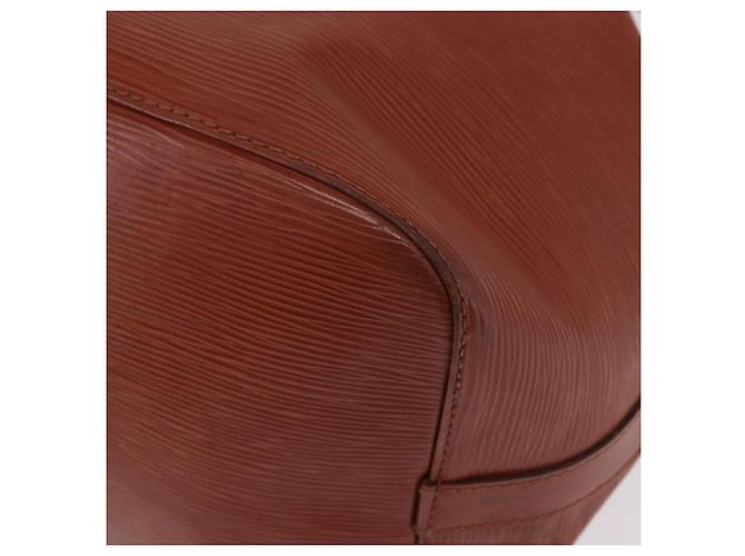 LOUIS VUITTON Borsa a tracolla Epi Petit Noe Brown M44103 LV Auth 206410 Marrone - vista 18