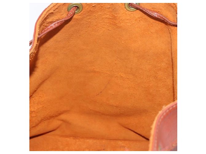 LOUIS VUITTON Borsa a tracolla Epi Petit Noe Brown M44103 LV Auth 206410 Marrone - vista 23