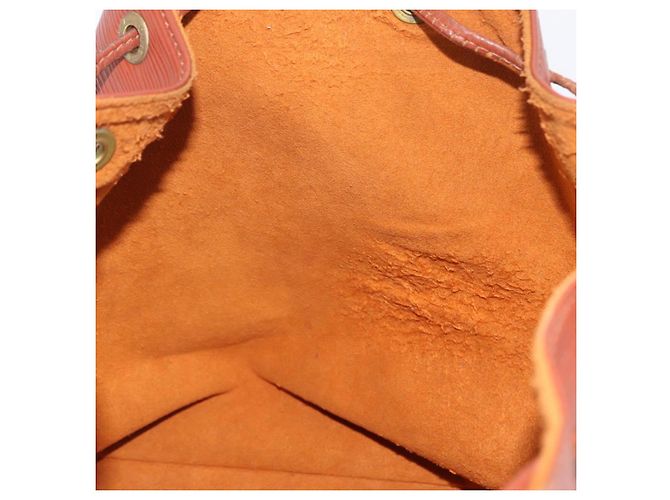 LOUIS VUITTON Borsa a tracolla Epi Petit Noe Brown M44103 LV Auth 206410 Marrone - vista 24