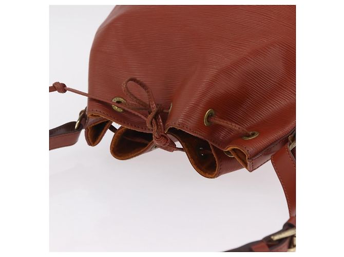 LOUIS VUITTON Borsa a tracolla Epi Petit Noe Brown M44103 LV Auth 206410 Marrone - vista 7