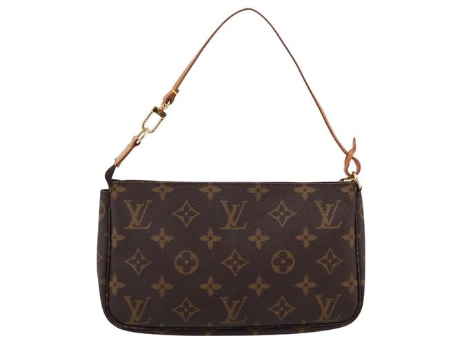 LOUIS VUITTON Monogram Pochette Accessoires Pouch M51980 LV Auth 203897SAV Monograma - vista 2