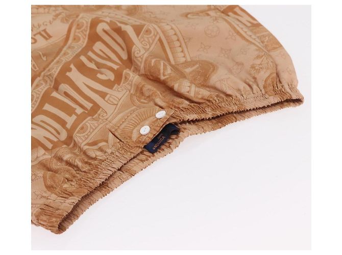 LOUIS VUITTON Shorts Hose Seide 34 Brown LV Auth 204958M Braun - Ansicht 7