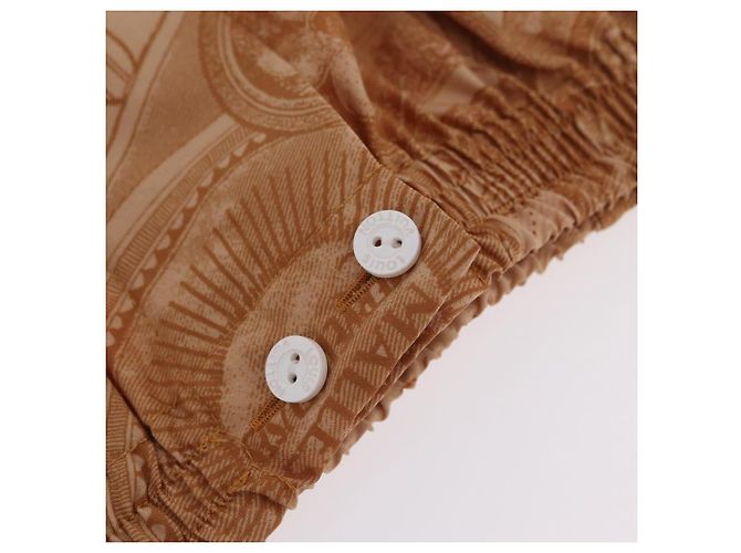LOUIS VUITTON Shorts Hose Seide 34 Brown LV Auth 204958M Braun - Ansicht 8