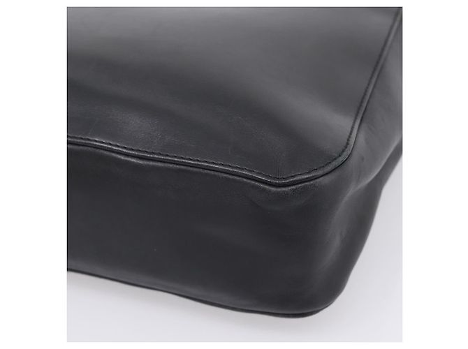GUCCI Bamboo Handtasche Leder Schwarz Silber 002 1061 Auth ka6458 - Ansicht 11