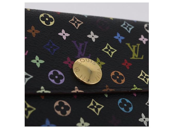 LOUIS VUITTON Portafoglio Sarah Multicolor M60668 LV Auth 205408A Nero - vista 17