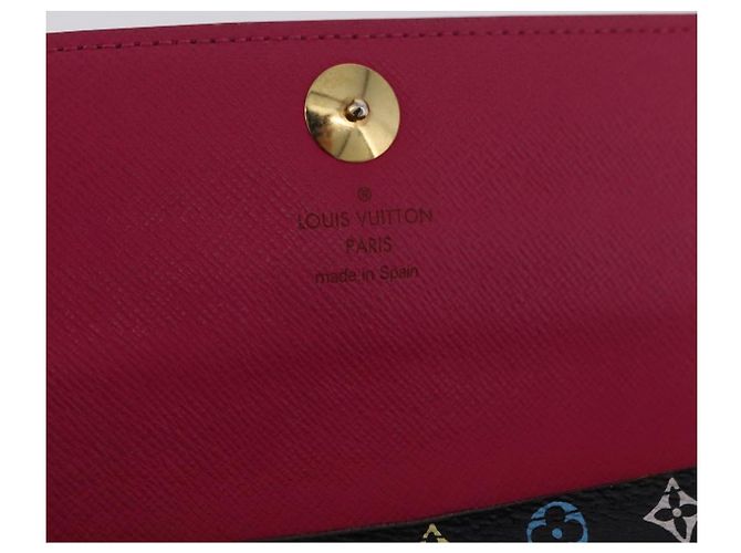 LOUIS VUITTON Portafoglio Sarah Multicolor M60668 LV Auth 205408A Nero - vista 19