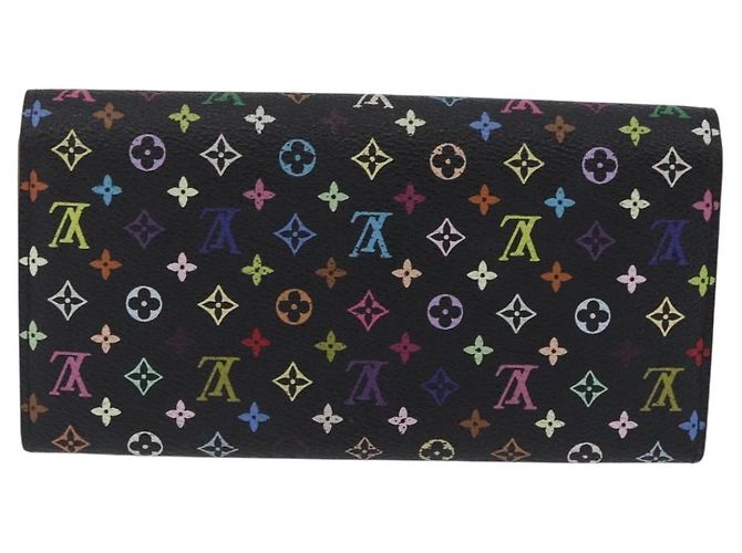 LOUIS VUITTON Portafoglio Sarah Multicolor M60668 LV Auth 205408A Nero - vista 2