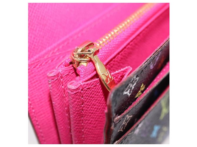 LOUIS VUITTON Portafoglio Sarah Multicolor M60668 LV Auth 205408A Nero - vista 25