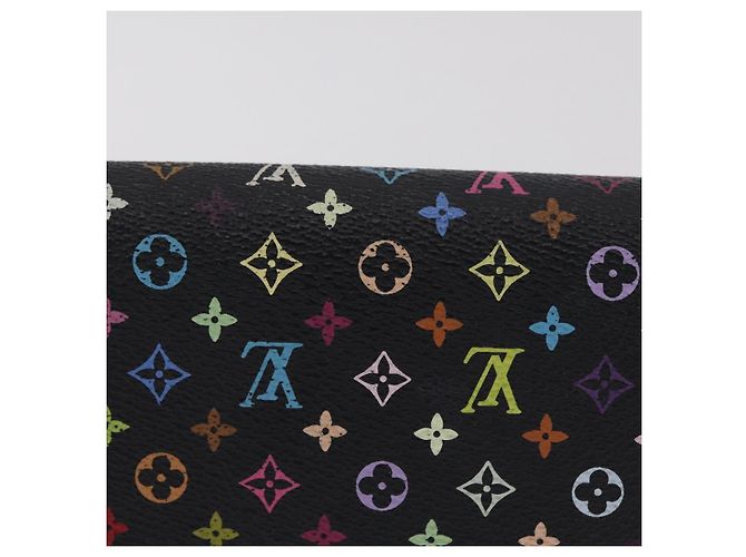 LOUIS VUITTON Portafoglio Sarah Multicolor M60668 LV Auth 205408A Nero - vista 3