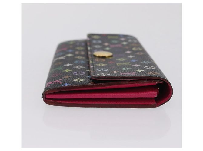 LOUIS VUITTON Portafoglio Sarah Multicolor M60668 LV Auth 205408A Nero - vista 4
