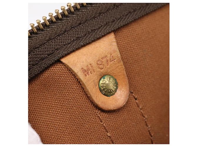 LOUIS VUITTON Monogram Keepall 55 Boston Bag M41424 LV Auth 204725A Monogramme - vue 11