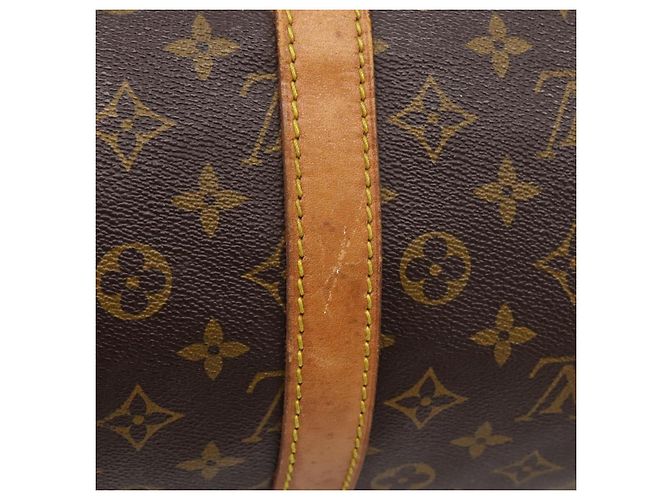 LOUIS VUITTON Monogram Keepall 55 Boston Bag M41424 LV Auth 204725A Monogramme - vue 22