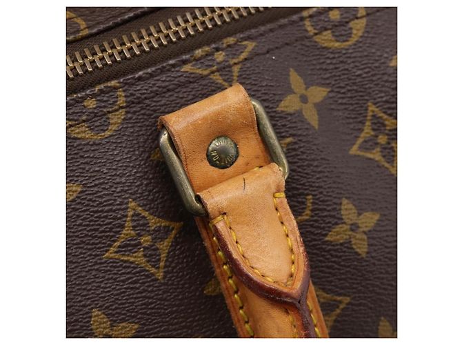 LOUIS VUITTON Monogram Keepall 55 Boston Bag M41424 LV Auth 204725A Monogramme - vue 23