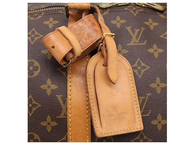 LOUIS VUITTON Monogram Keepall 55 Boston Bag M41424 LV Auth 204725A Monogramme - vue 24