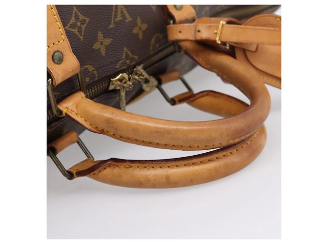 LOUIS VUITTON Monogram Keepall 55 Boston Bag M41424 LV Auth 204725A Monogramme - vue 7