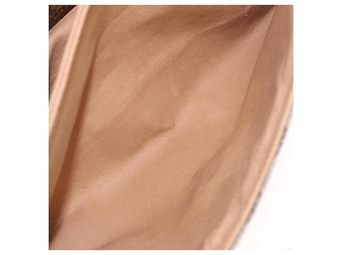Borsa a tracolla GUCCI GG Supreme PVC Beige Oro 56 02 504 Auth 205220 D'oro - vista 27