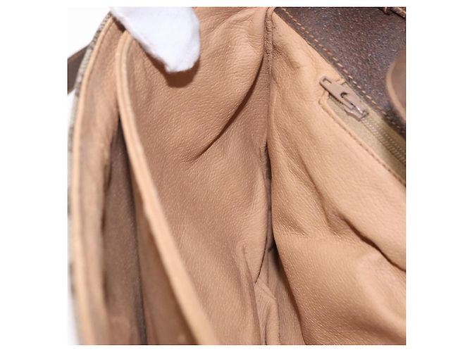 Borsa a tracolla GUCCI GG Supreme PVC Beige Oro 56 02 504 Auth 205220 D'oro - vista 32