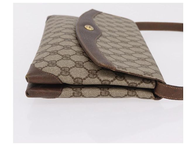 Borsa a tracolla GUCCI GG Supreme PVC Beige Oro 56 02 504 Auth 205220 D'oro - vista 5