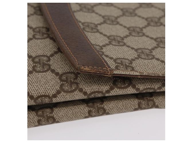 Borsa a tracolla GUCCI GG Supreme PVC Beige Oro 56 02 504 Auth 205220 D'oro - vista 6