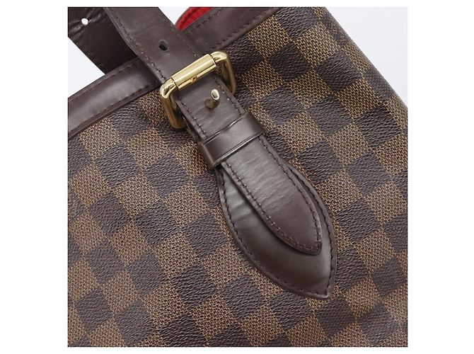 Bolso Tote LOUIS VUITTON Damier Ebene Hampstead MM N51204 LV Auth 205214 - vista 19