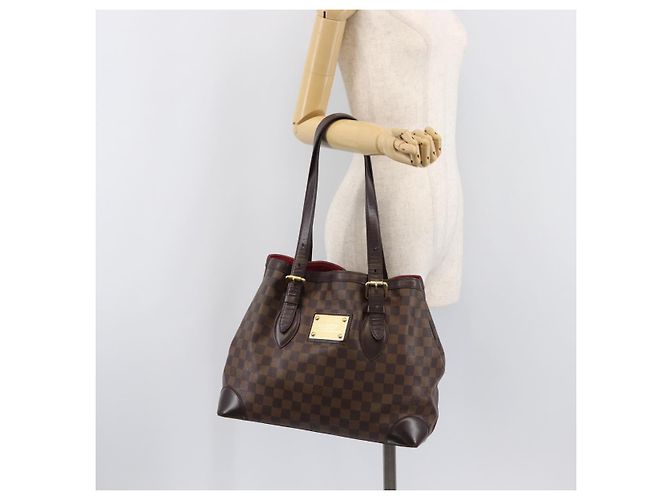 Bolso Tote LOUIS VUITTON Damier Ebene Hampstead MM N51204 LV Auth 205214 - vista 27